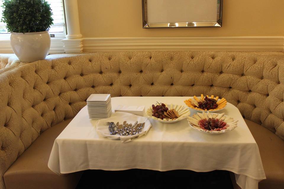 Food on a table