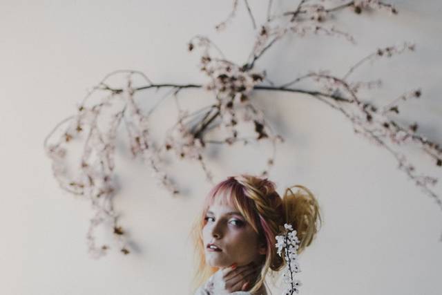 wedding floral inspiration and bouquet