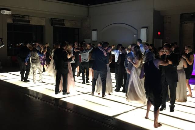 Couples Dance on top floor