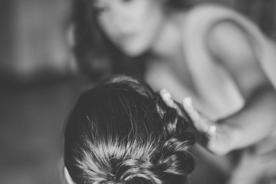 Wedding hairdo