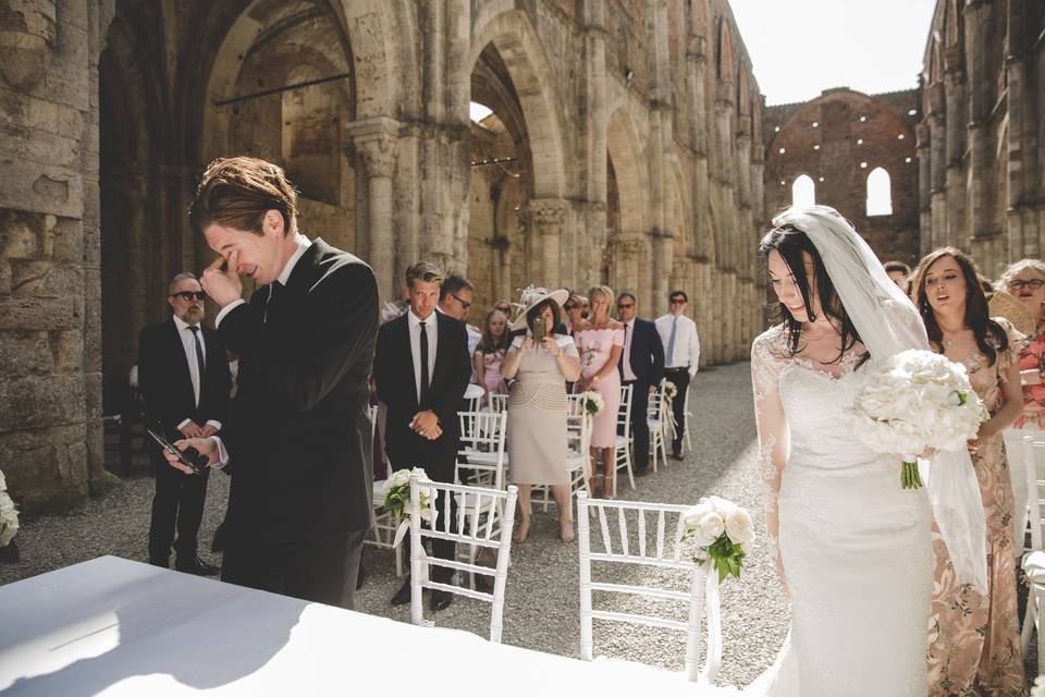 Ceremony San Galgano abbey