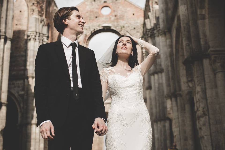 Wedding San Galgano abbey