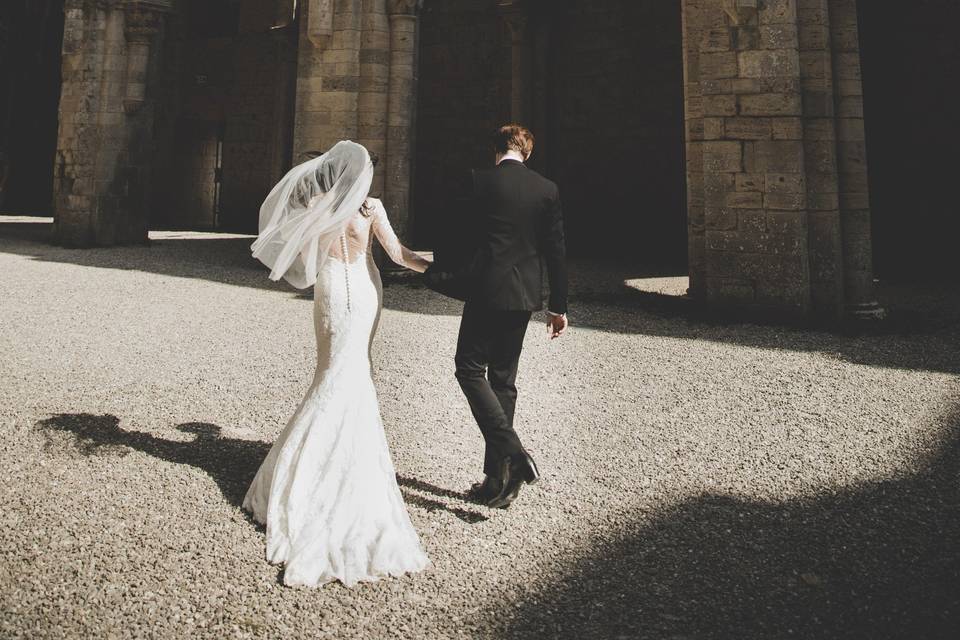 Wedding in San Galgano