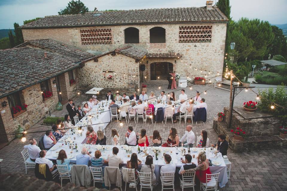 Car wedding tuscany