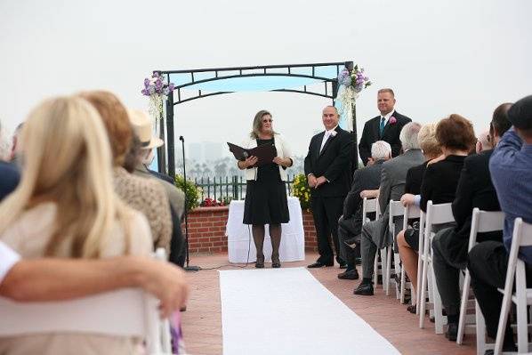 The officiant