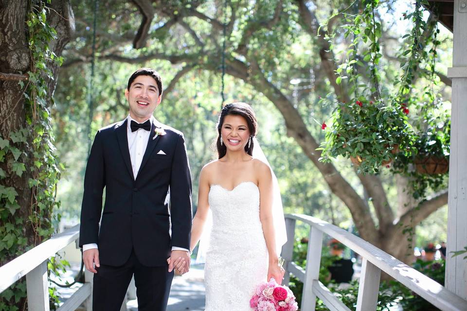 Shimmery, sparkly and drenched in warm candle light describes the absolutely charming and playful celebration of Liz and Austin!  We loved being a part of their dreamy wedding, captured beautifully by Alders Photography at Calamigos Ranch in Malibu!