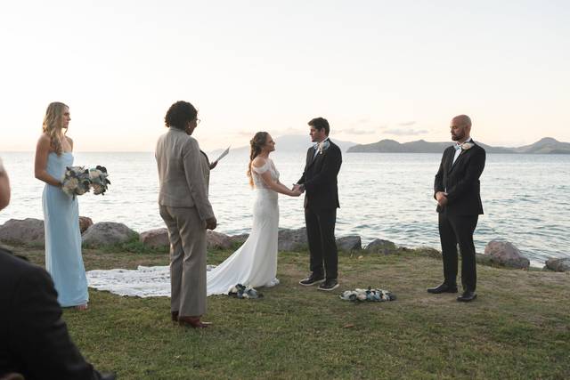 Nevis island intimate wedding