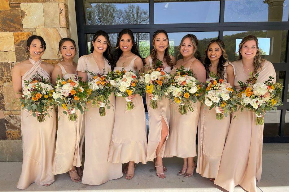 All the bridesmaids
