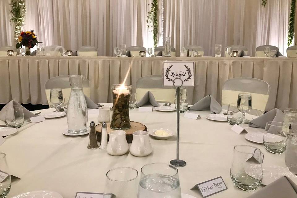 Elegant event embellished with florals