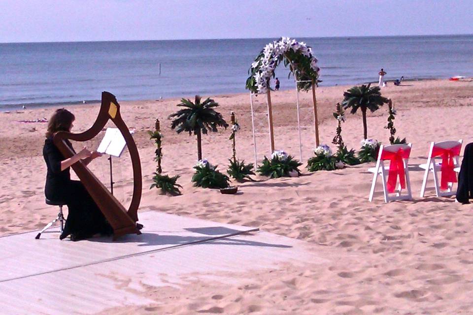 Lake Michigan beach