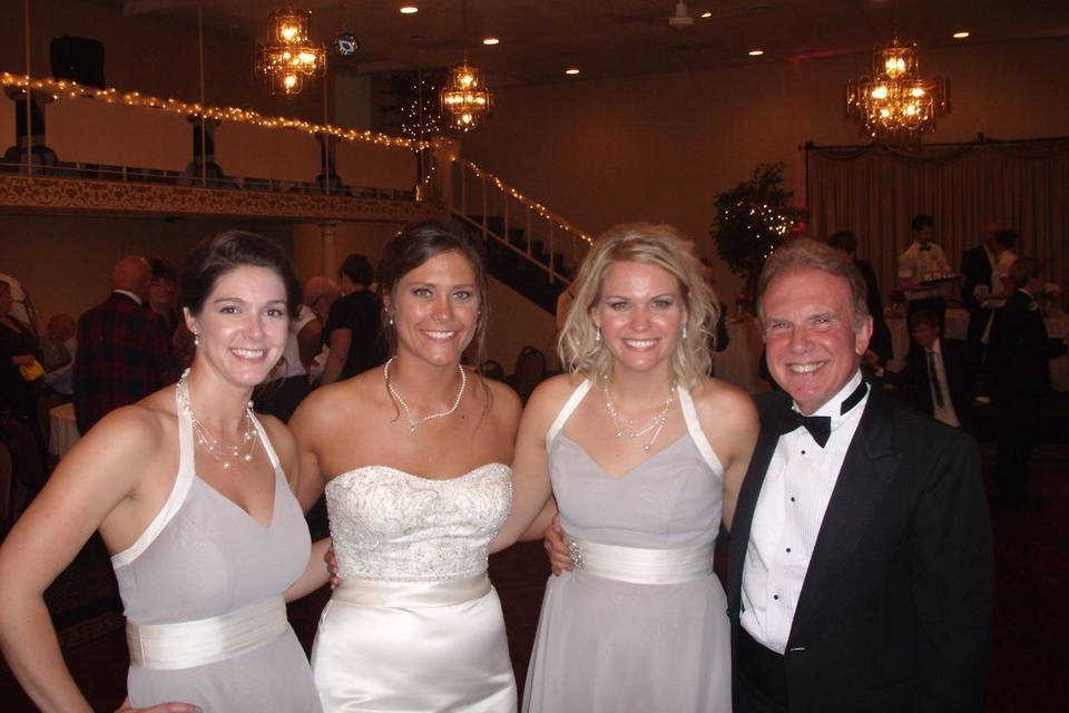 Bill Lemon & 3 wedding Brides