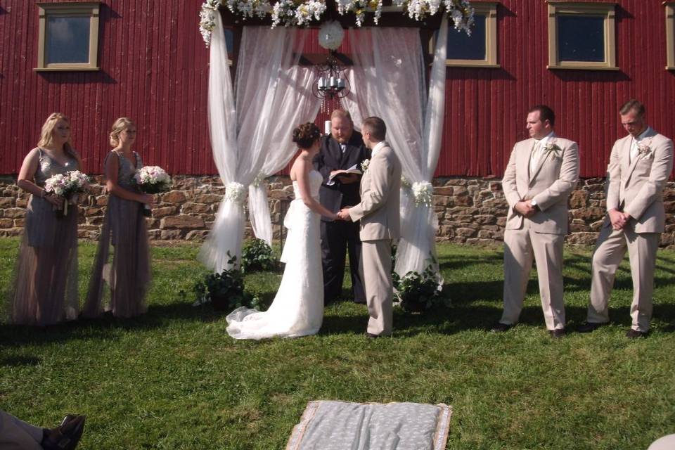 Washington County Barn wedding