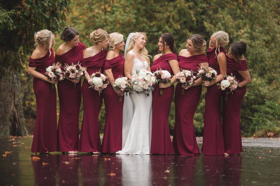 Red dresses