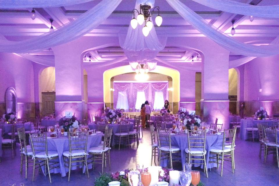 Reception set-up