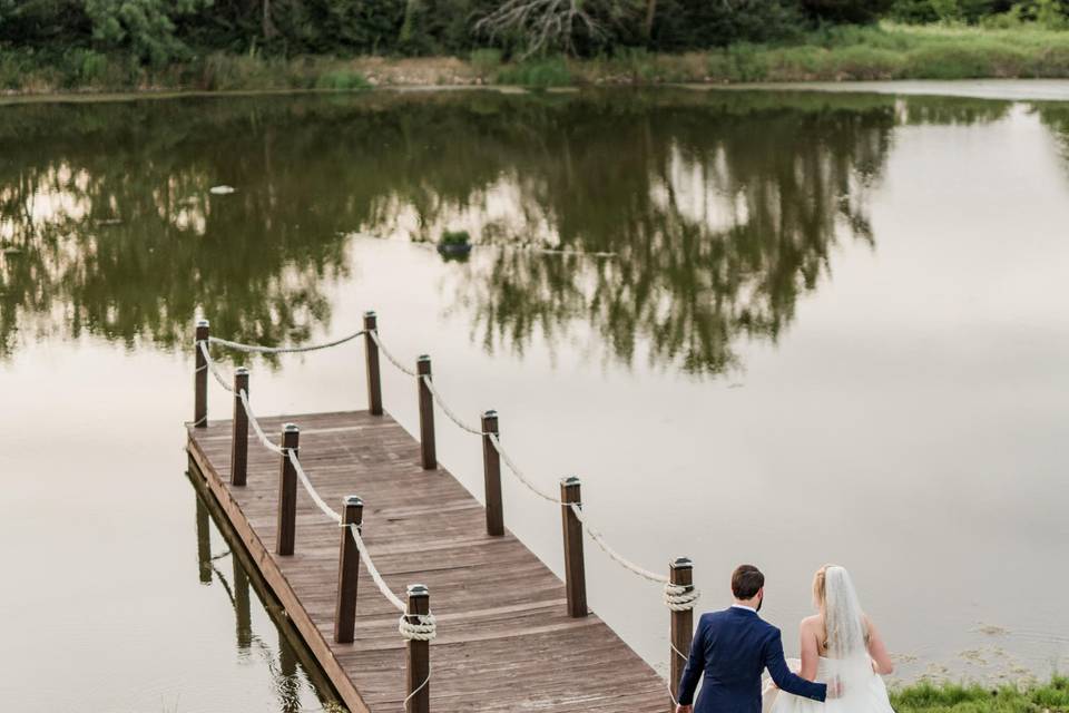 Pond and dock