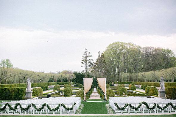 Wedding ceremony set-up