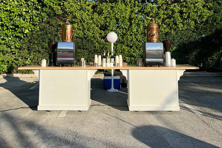 Double white carts