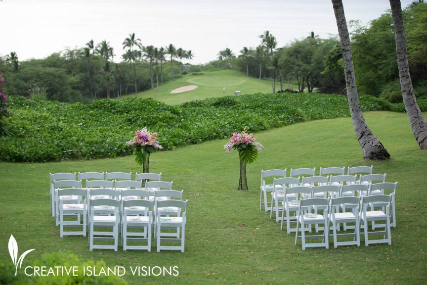 Outdoor wedding venue