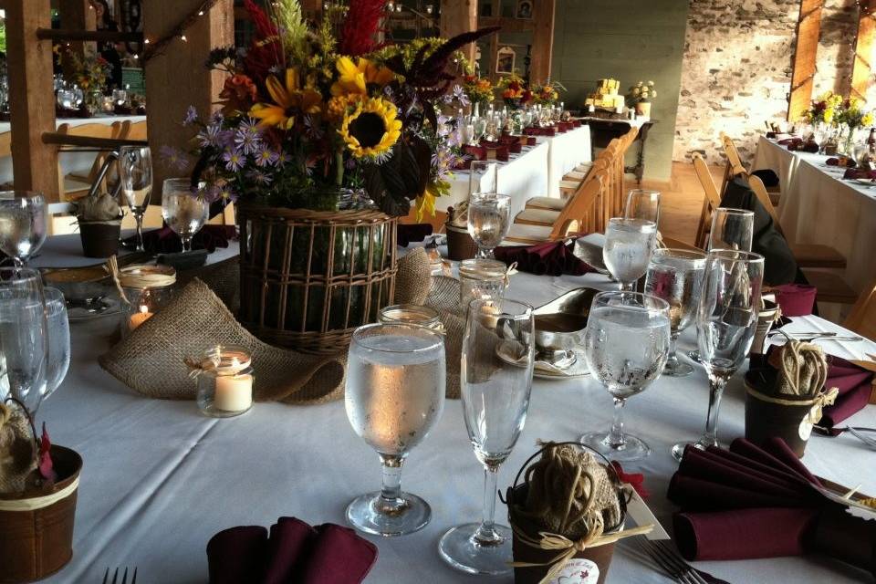 Rustic tables