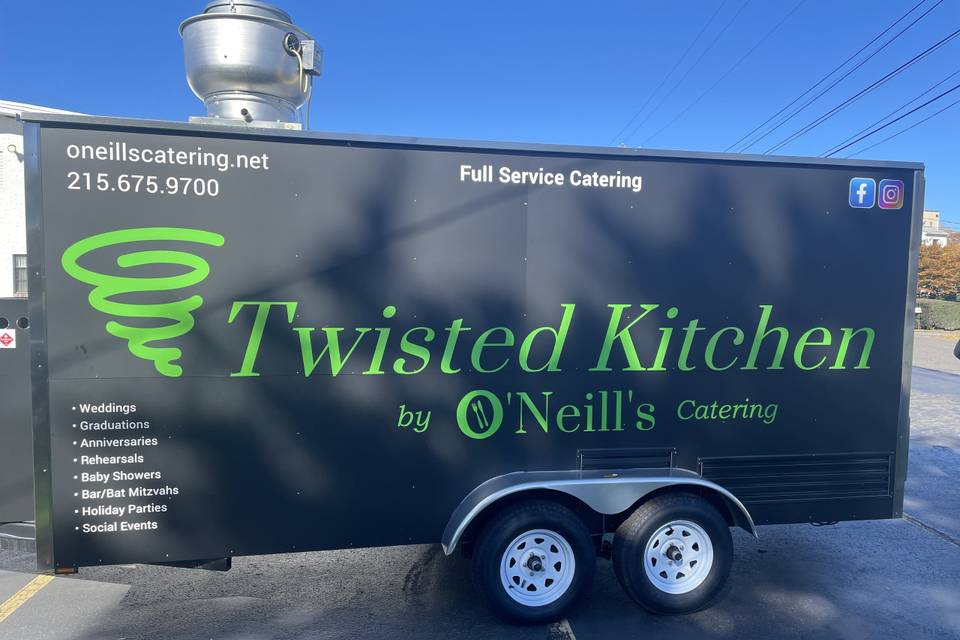 Our Food Trailer on wheels