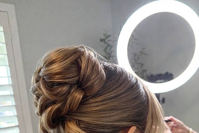 High updo