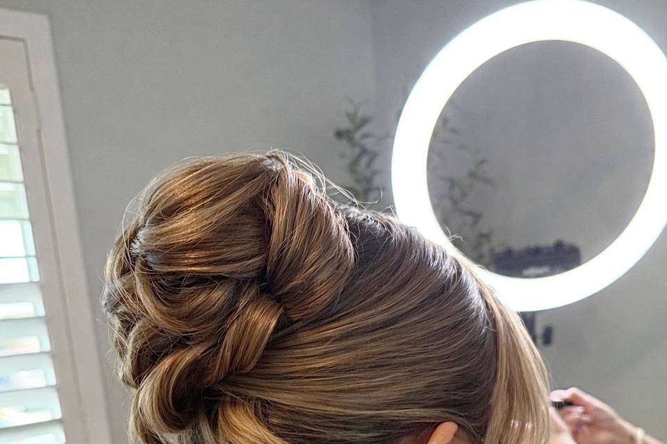High updo