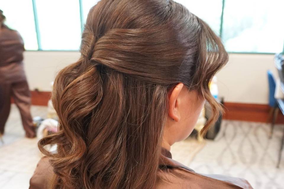 Soft half up half down