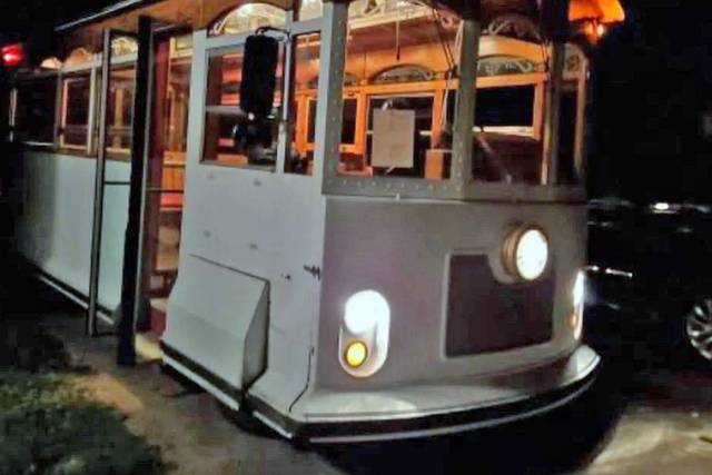 Tahoe Trolley at Night