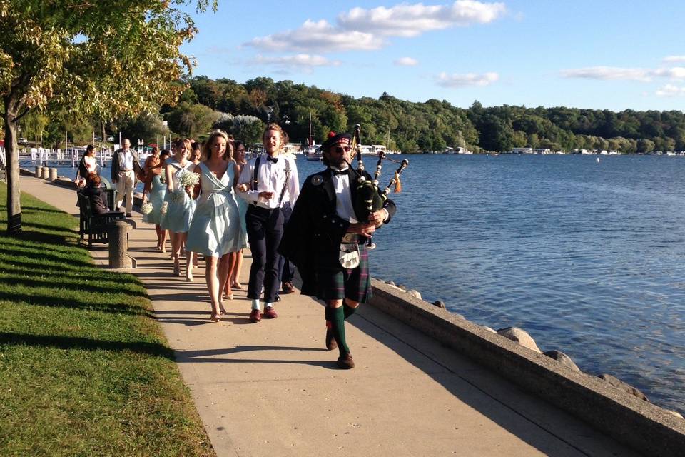 The Florida Bagpiper