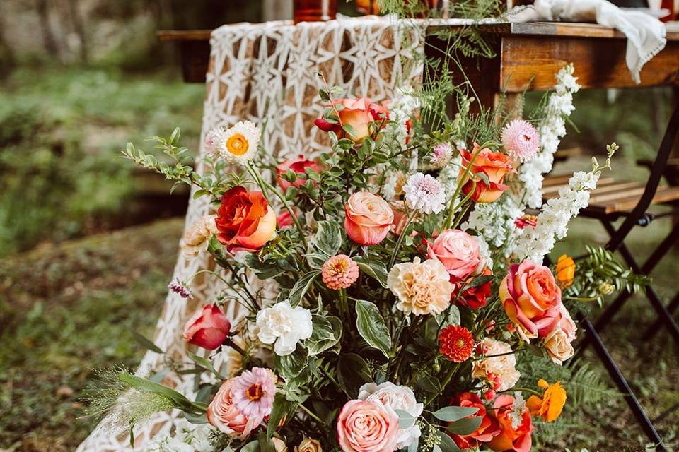 Farmhouse tables and chairs