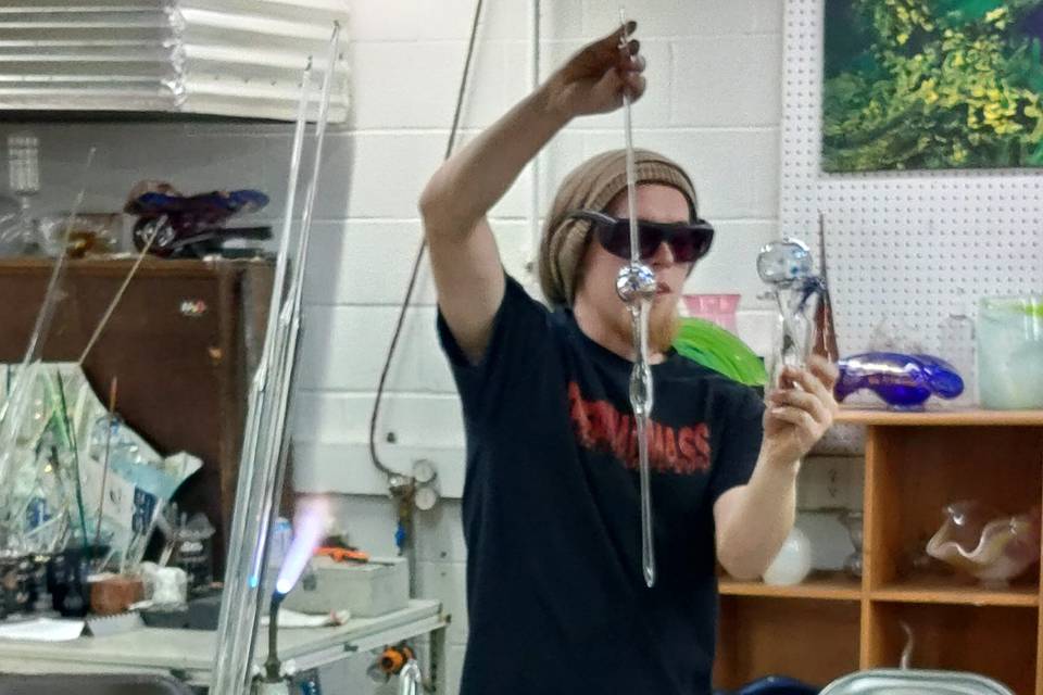 Michael Peluso Glass Blowing Events