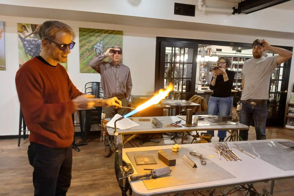 Michael Peluso Glass Blowing Events