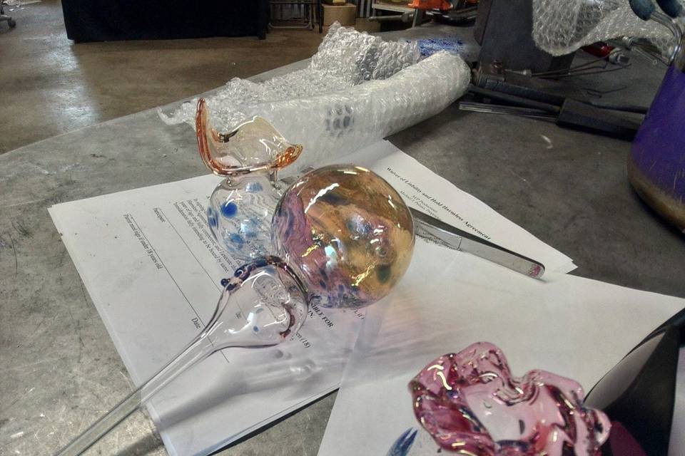 Michael Peluso Glass Blowing Events