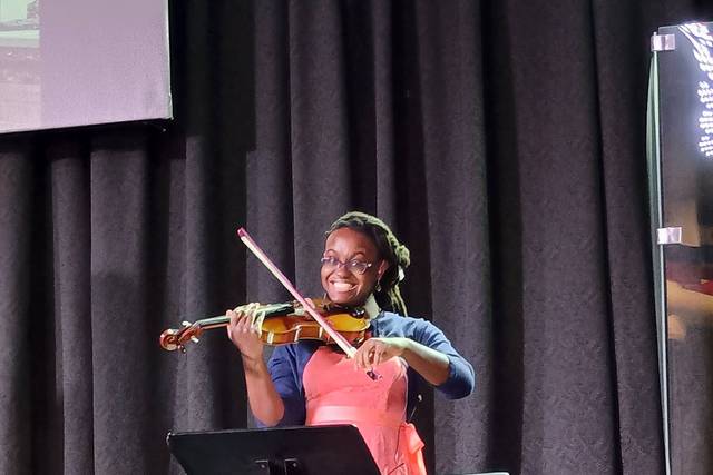 Violin at Church Wedding