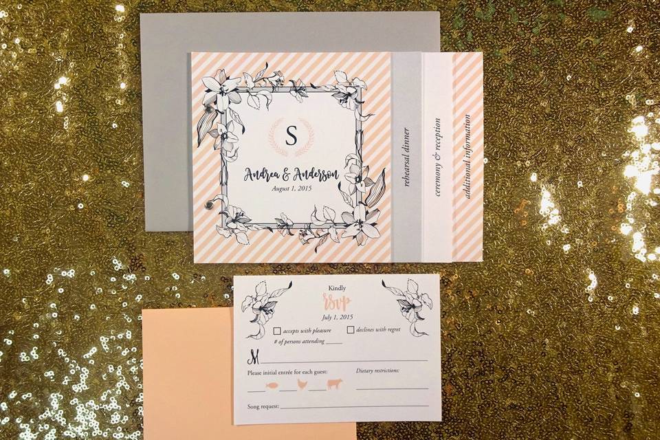 Destination Ticket Invitations