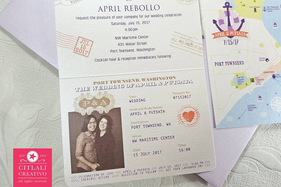 Passport Invitations