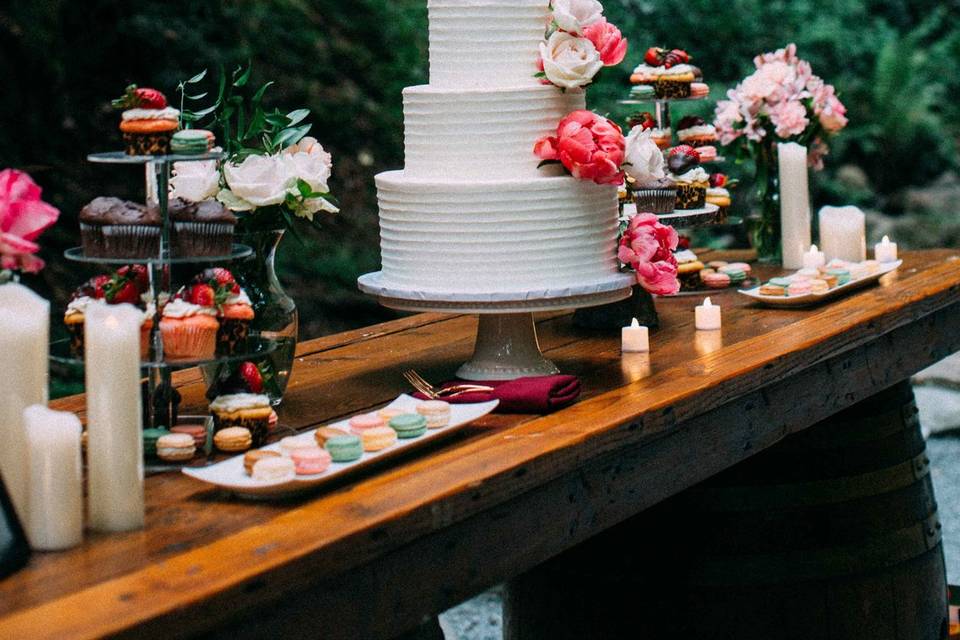 Dessert table