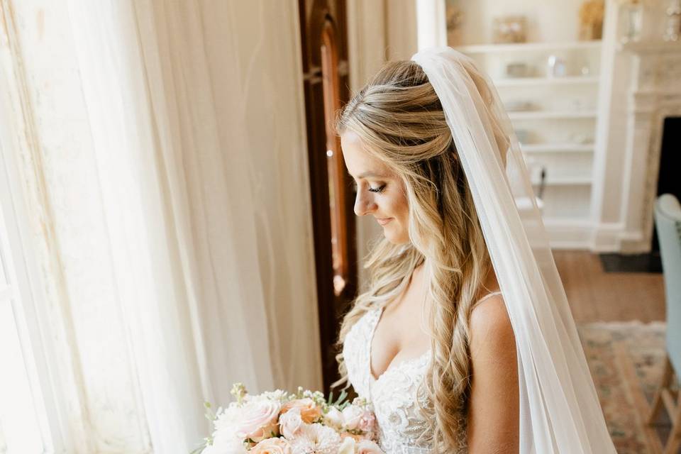 Bride Getting Ready