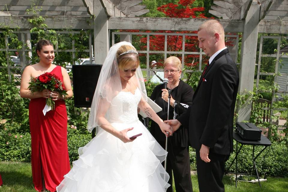 Handfasting ceremony