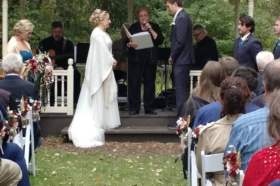 Outdoor ceremony