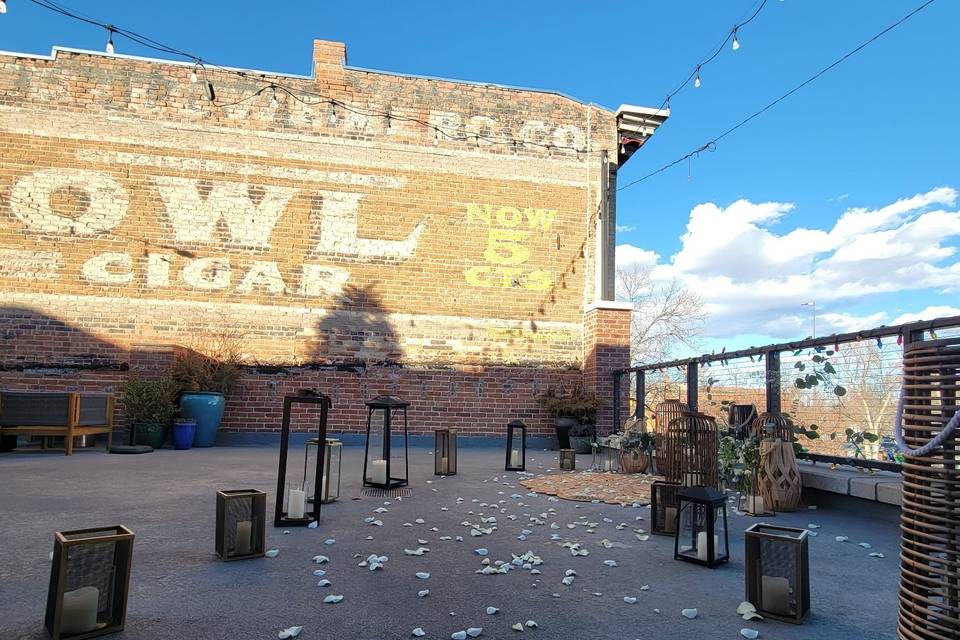 Rooftop Ceremony