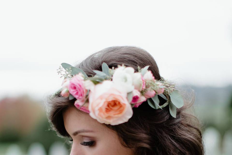 Floral headpiece