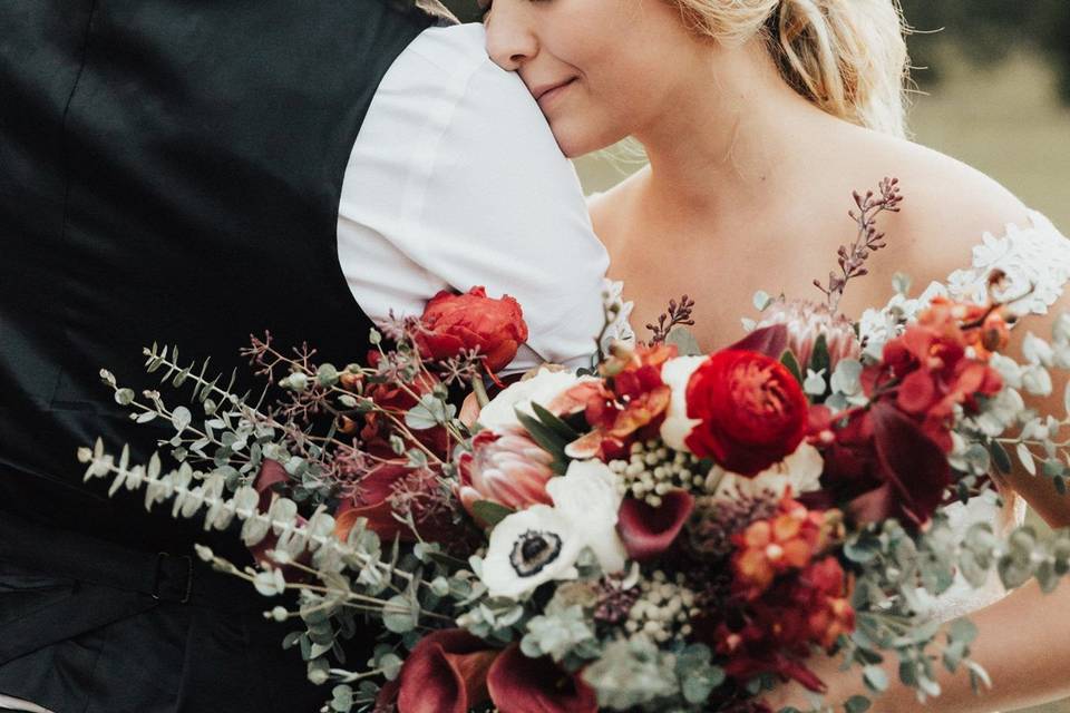 Rustic fall bouquet