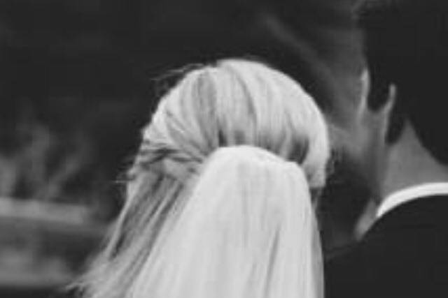 The bride and groom