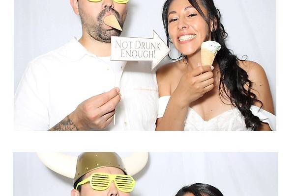 Bright and groom, Photo Booth,