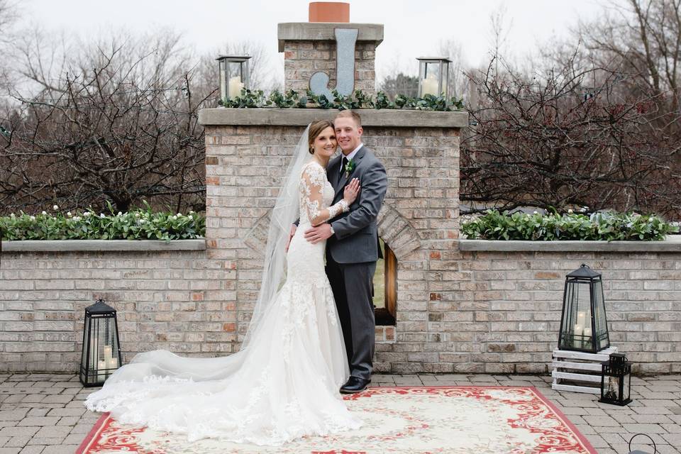 Beautiful bride & groom