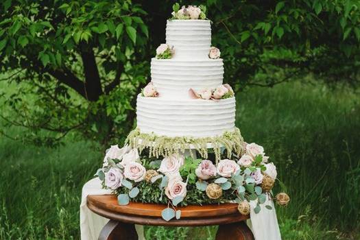 Cake on Library Table