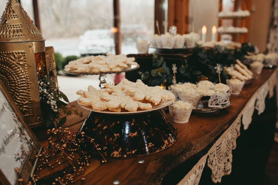 Dessert table