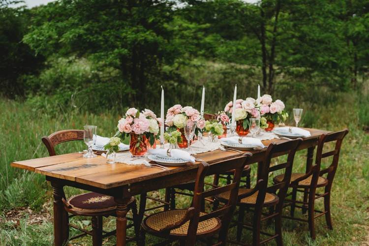 Harvest Table Boho style