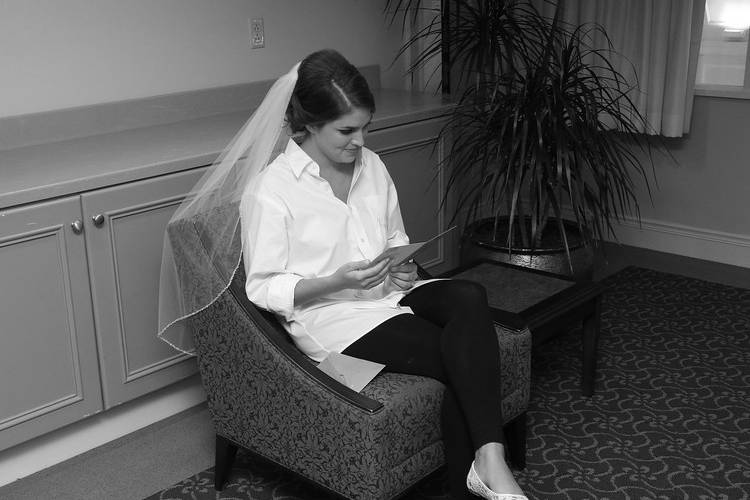 Reading the groom's letter